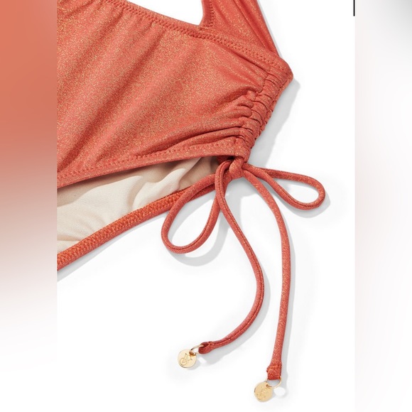 VICTORIA'S SECRET SWIM
Cutout Multiway Halter One-Piece Swims. Ginger color - Picture 3 of 6